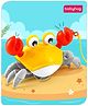 Babyhug Pull Along Crab Toy - Yellow