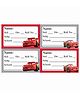 Zooplay India School Book Label 95 Car Pack of 36- Multicolor