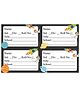 Zooplay India School Book Label Space Print - Multicolour