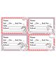 Zooplay India School Book Label Unicorn Pack of 36- Multicolor