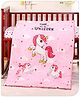 Babyhug 100% Cotton Digital Printed Quilt Unicorn Theme - Pink