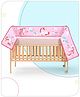 Babyhug 100% Cotton Digital Printed Cot Bumper Unicorn Theme -Pink