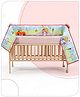 Babyhug 100% Cotton Digital Printed Cot Bumper Travel Theme -Multicolour