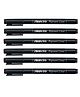 Aristo 0.05mm Pigment Liner Waterproof Quick Drying Pack of 6 - Black