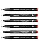 Aristo 0.2 mm Waterproof Quick Drying Pigment Liner Pack of 6 - Black