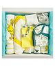 TinyLane All in One Bamboo Cotton Newborn Baby Gift Pack of 13 Pieces  Multicolor