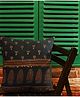 Vanchai Ajrak Handcrafted Organic Cotton Cushion Cover - Indigo