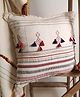 Vanchai Off-White Antique Organic Cotton Cushion Cover (Small)