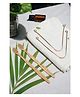 Almitra Sustainables Oral Care Set  Bamboo Bristle Toothbrush and Copper Tongue Cleaner (Pack of 2)