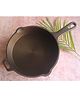 EarthBound Cast Iron Smooth Skillet 10 inch - Black