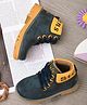 Stefens Lace Closure Synthetic Casual Boots - Blue
