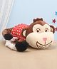 Aarohi Toys Laughing Roffel Monkey Soft Toy - Length 28 cm (Colour May Vary)