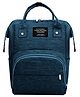 Bembika Diaper Bags For Mom And Dad Kids Diaper Bags For Travel Backpack - Textured Blue
