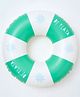 SUNNYLiFE White and Green Color Inflatable Pool Ring De Playa Esmeralda