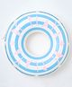 SUNNYLiFE Blue Inflatable Retro Pool Ring De Playa Stripe