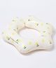 SUNNYLiFE Sunflower Print Inflatable Kiddy Pool Ring Mima the Fairy Lemon - White