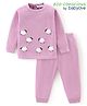 Babyoye Eco Conscious 100% Cotton Knit Full Sleeves Sweater Set with Sheep Design - Pink