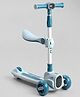 Smart Kick 2 in 1 Foldable Kids Scooter With LED Headlight Deck & Wheel with Removeable Seat & 4-Level Adjustable Handlebar with Music