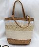 On Earth Jute Tote Bag- Beige