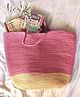 On Earth Tote Bag - Pink & Cream