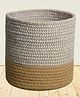OnEarth Dual Tone Jute Baskets Large - Beige