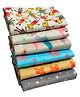 Zikku Printed Dry Sheet for Baby Newborn Bed Protector Waterproof Mat Quick Absorbency Combo Pack of 6 - Multicolour