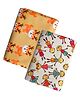 Zikku Dry Sheet for  Bed Protector Waterproof Mat Quick Absorbency Combo Medium Deer Printed - Multicolour