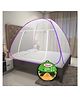 Kolar Double Bed Premium Machardani King Size Mosquito Net - Purple
