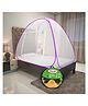 Kolar Single Bed Premium Machardani King Size Mosquito Net - Purple