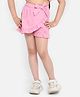 Nauti Nati Pure Cotton Ruffled Tulip Mini Skort - Pink