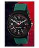 Kool Kidz Young Mission Analogue Watch Ym 605 Bk.Gr  - Black & Green