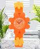 Kool Kidz Analogue Watch Floral Design - Orange