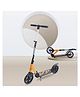 R for Rabbit Road Runner Sportz Kick Scooter for Kids of 5+ Years 3 Adjustable Height, Foldable, PVC Wheels with ABEC7 Bearings & Weight Capacity 120 Kgs with Brakes (Orange)