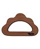 NESTA TOYS Beech Wooden Cloud Teether - Beige