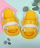 Baby Moo Nemo Faced Detailed Slippers Anti Skid Sliders - Yellow