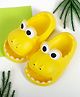 Baby Moo 3D Cartoon Crocodile Beach Slippers Sliders - Yellow