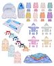 Toddylon New Born Baby Clothes & Bedding Combo Gift Pack - Blue