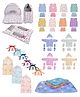 Toddylon New Born Baby Clothes & Bedding Combo Gift Pack - Grey