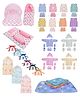 Toddylon New Born Baby Complete Daily Needs Items Combo - Light Pink