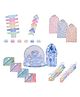 Kwitchy New Born Baby Gifts Items Combo Bedding & Clothing Set - Blue
