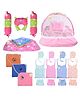 Kwitchy New Born Baby Gift Combo Bedding & Clothing Set Daily Essential Items - Pink