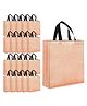 Evafly Gift Bags Reusable Shopping Bag with Handle Carry Bag Pack Of 20 - Rose Gold