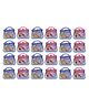 Asera Metal Mermaid Piggy Bank Money Bank with Lock & Key Pack Of 24 - Multicolor