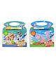 Asera Fairy Tale and Pig Theme Reusable Magic Water Painting Book - Multicolor
