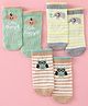 Bonjour Ankle Length Cotton Socks Pack of 3 (Color May Vary)