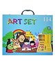 Happy Hues Art Supplies- Drawing Art Kit For Kids & Adults Art Set Includes Crayons Colored Pencils Watercolor Pens Watercolor Cakes & More Gifts For Girls Boys Artist Blue - 114 Pieces
