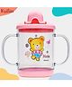 Kritiu Baby Sippy Spout Cup With Handles Pink - 200 ml