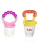 Kritiu Baby Rattel Silicone Food & Fruit Nibbler Combo Pack Of 2- Multicolor