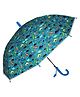 KARBD Umbrella Auto Open with Whistle Dinosaur Design - Turquoise Blue