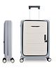 Umai Collapsible & Foldable Hardcase Carry-On Luggage Bags Suitcase for Travel Trolley Bag Tsa Lock Easy to Store - Grey